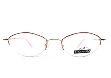 Modz Eyeglasses Frame MODERN DEBONAIR ROSE/GOLD Oval Half Rim Titanium 52-19-130