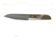 Kiwi 4" Sharp Pairing Knife, with Wood Handle # 503