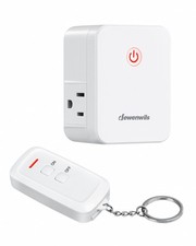 DEWENWILS Indoor Remote Control Outlet, Wireless Remote Light Switch with 2 Side