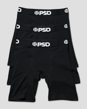 PSD 7" Boxer Briefs 3 Pack – Cotton Stretch Moisture-Wicking Men’s Underwear