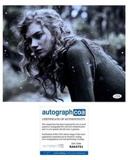 Imogen Poots Signed Autographed 11x14 Photo Snow Scene ACOA