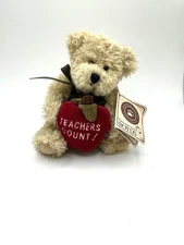 Boyds Bears Miss Wisely Teacher Count! 903300 Plush Stuffed Toy Animal 6”