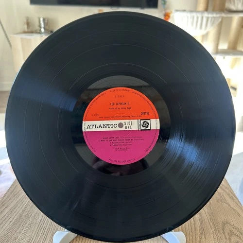 Led Zeppelin II Plum Label 1970 UK Killing Floor Miscredit A 6 B 4 NM Vinyl