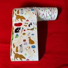 Mrs Grossman’s Vintage 2004 6x9” Sticker Roll Lot of 25 Sheets "Pets"