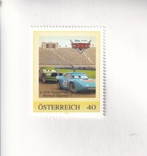 TIMBRE PM Autriche DISNEY CARS - AUTO Film Timbre 8 MNH
