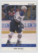 2002-03 ITG Be A Player Memorabilia Sapphire 82/100 Doug Weight #103 1s8