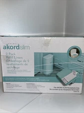 Akord Slim Disposal System Refill Liners Lot of 3 Boxes 2 Ct Each Box 6 Total