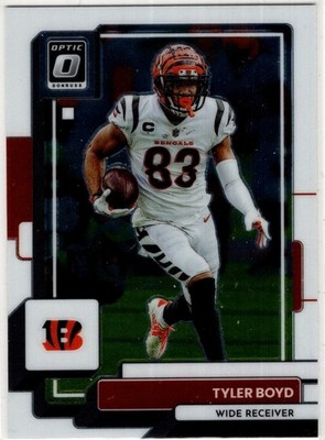 2022 Panini Donruss Optic Football Tyler Boyd No. 43 Cincinnati Bengals