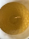 1890-1900 Antique Glass Vase Diamond Pattern, Satin  Cased In Clear Yellow. — photo 6