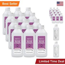 Amazon Basics 91 Isopropyl Alcohol Antiseptic First Aid Solution 16 fl oz