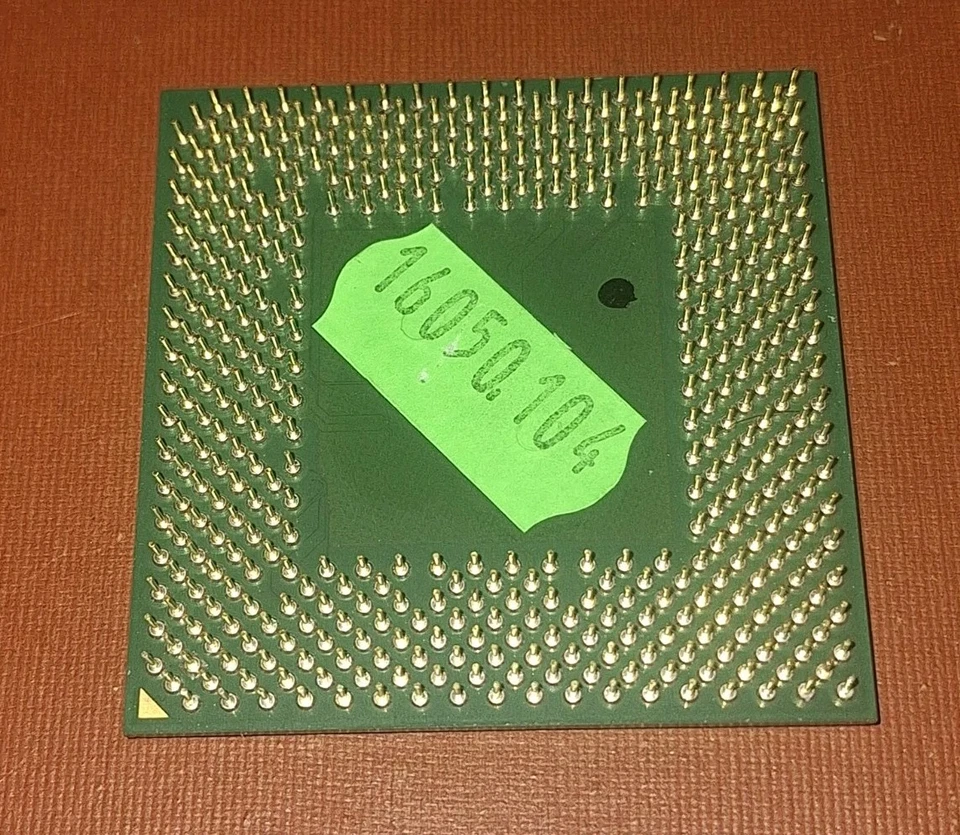 CPU AMD 462 DURON DHD1600DLV1C 1.6 GHZ AMD PROCESSOR SOCKET A RETRO PC - Immagine 2 di 2