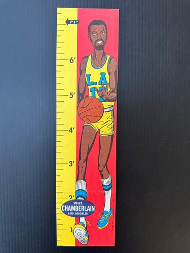 Wilt Chamberlain 1969 Topps Rulers card