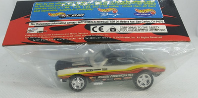 Hot Wheels 14th Convention 2000, '67 White Camaro Mint In Baggie Sealed FREESHIP