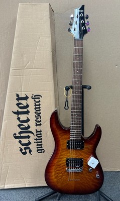 Schecter 444 C-6 Plus Solid-Body Electric Guitar | Vintage Sunburst
