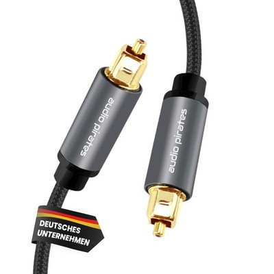audio pirates TOSLINK optisch Kabel SPDIF OD: 4.0mm Nylon BPF