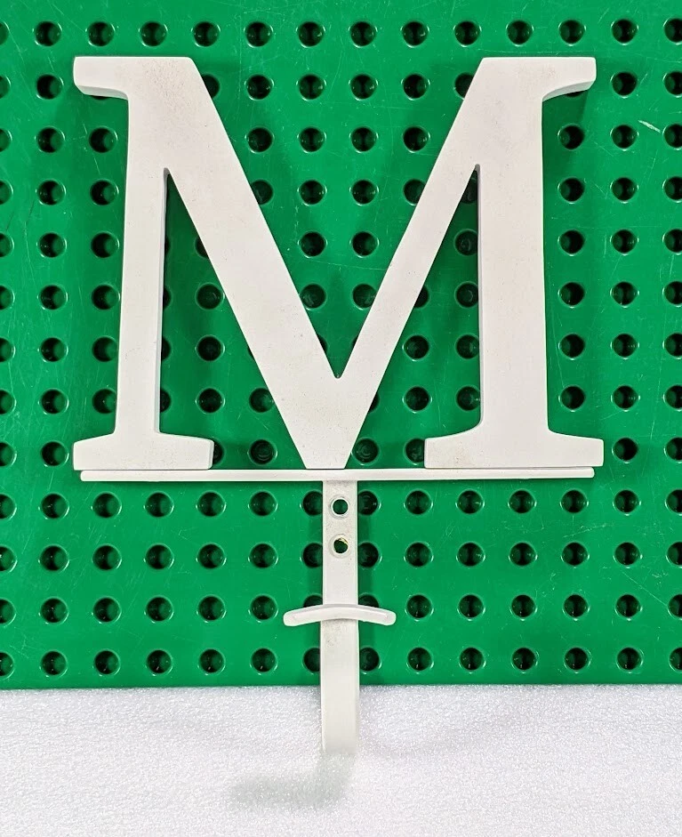 Monogram letter wall hook clearance