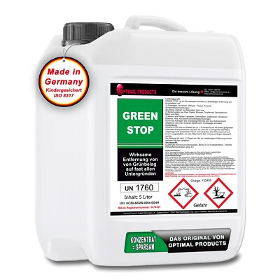 Steinreiniger Dachziegelreiniger Grünbelagentferner 1 X 5 Liter Kanister