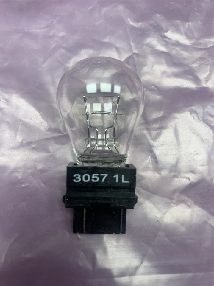 New Box of 10 Eiko 3057 Brake Light-Base Fits Vehicles Listed on Chart Below - Image 3 of 4