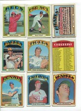B - 1972 Topps 27 card lot: Pirates/Braves Team, Twins RCs, etc. NO DUPS!
