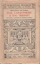 DAL CANZONIERE E DAI TRIONFI - PETRARCA - S.E.I. 1962