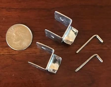 SULSER SADDLERY Traditional 1:9 Scale Model Horse JUMP CUPS 1/2 Inch Pair Silver