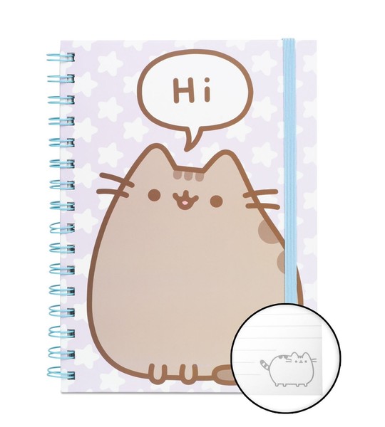 Notizbuch Pusheen Spiral A5 Hardcover Ringbuch Schulplaner Planer Tagebuch-image