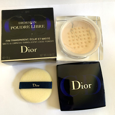 Dior Diorskin Matte & luminous translucent loose powder 611 IRIDESCENT ROSE RARE