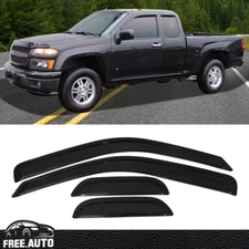 For 04-12 Chevy Colorado GMC Canyon Extended Cab Window Visor Deflector Guard