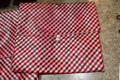 Bolsos Lencería Satén Vintage - Juego de 3 Piezas Rosa y Negro - Imagen 4 de 9