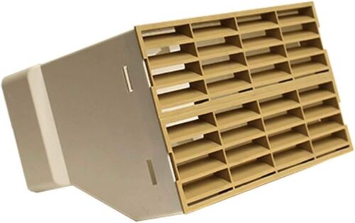 Kair Double Airbrick Adapter With Fitted Grilles 220x90 - Brown - Afbeelding 1 van 4