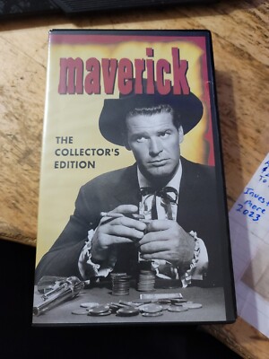 Maverick VHS Collector s Edition. Outer case has minor damage.