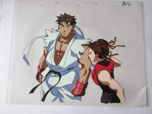 STREET FIGHTER ALPHA ZERO RYU ANIME PRODUCTION CEL 3