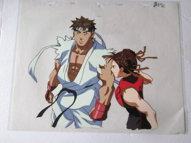 Street Fighter Zero Ryu Anime Production Cels and Animation, Lot #11137