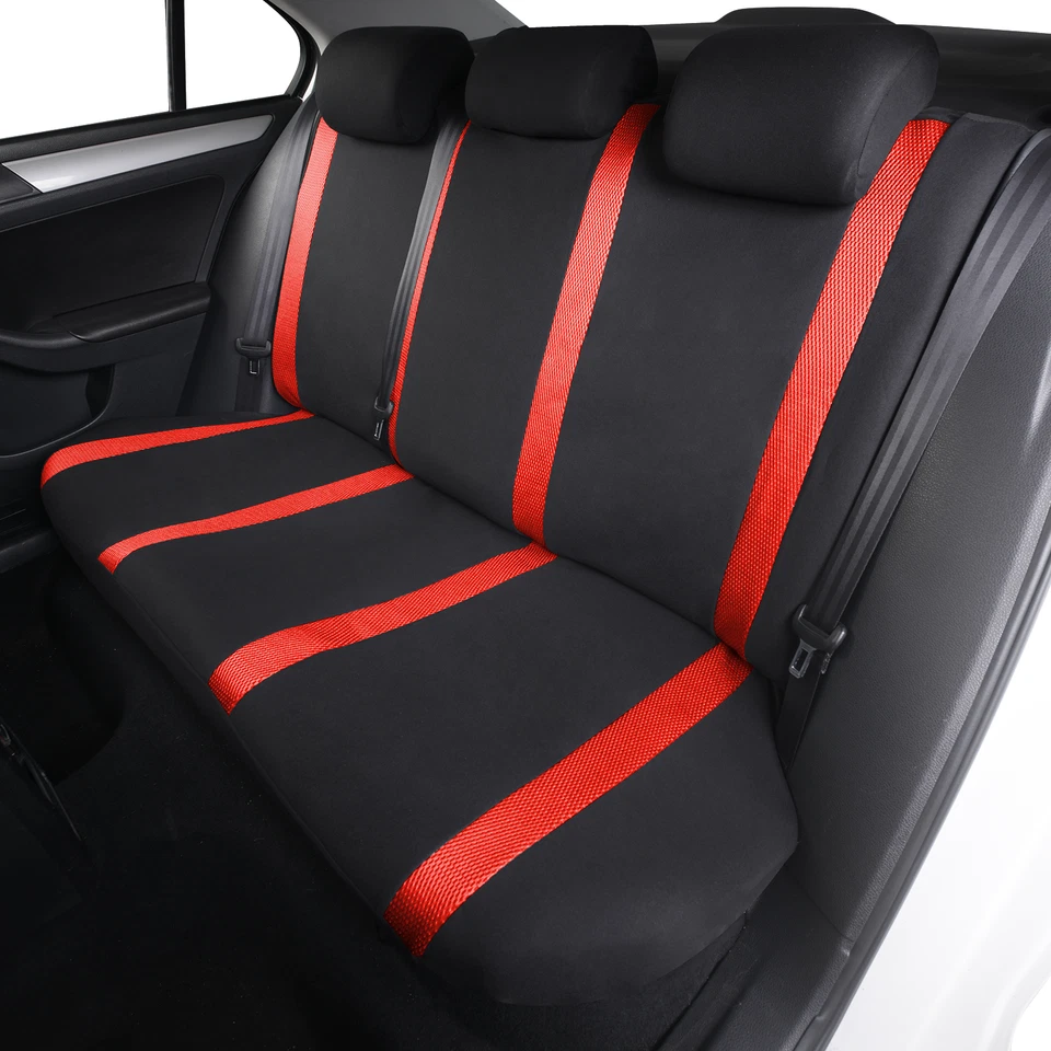 Juego completo de fundas de 5 asientos para coche protección cojín delantero trasero accesorios automáticos Foto 3 de 4