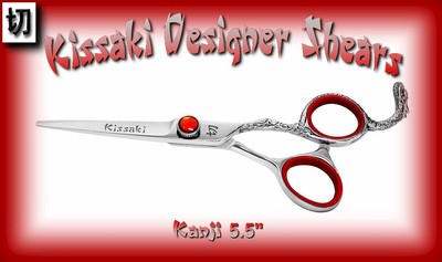 Kissaki Professional Hair Scissors 5.5'' Kanji Dragon Hair Cutting Shears