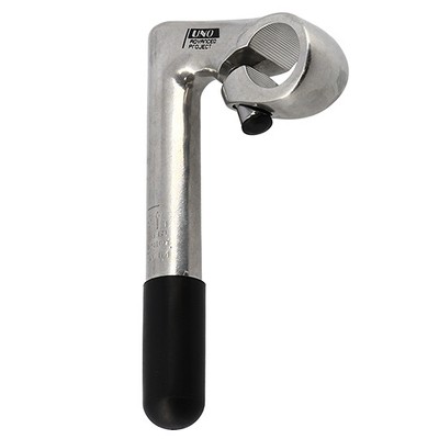 Potence Vélo Route/fixie UNO – Plongeur D22.2 L60 Argent – Pour Cintre 25.4