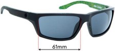 SFx Replacement Sunglass Lenses Fits Spy Optic Kash - 61mm Wide