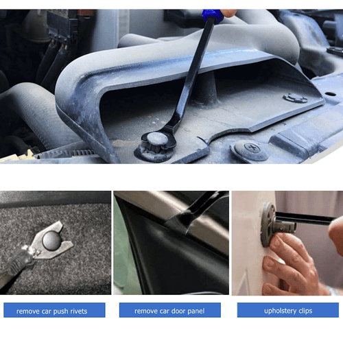 12Pcs Car Trim Removal Tool Set Hand Tools Pry Bar Panel Door Interior Clip Kit - Picture 10 of 12