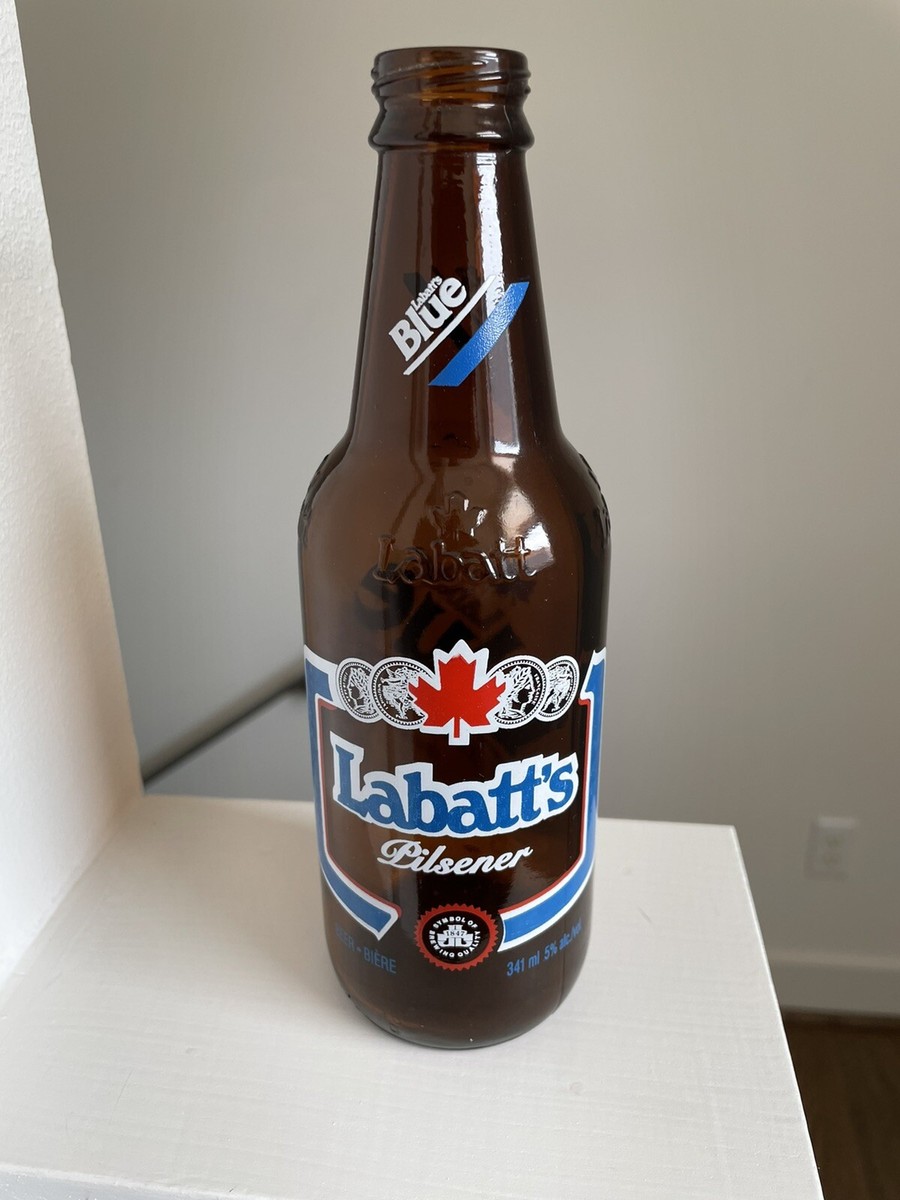 70’s Labatt's ラバッツ カナダ ビール ビンテージ ペンホルダー Vintage Labatt's Blue “Painted” Beer Bottle | eBay