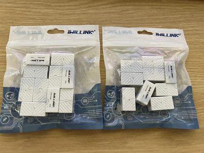 iwillink RJ45 Cat6 Keystone Coupler 19-Pack, Female to Female Cat6 Keystone Jack