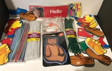 Nice Mixed Lot of School/Preschool Supplies/Craft Kits