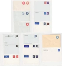 GB QEII Stationery x 14 Different Pre Decimal Envelopes, Cards etc.