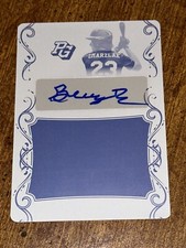 BOBBY ZMARZLAK 2018 Leaf PERFECT GAME PRINTING PLATE AUTOGRAPH #1/1 GEORGIA TECH