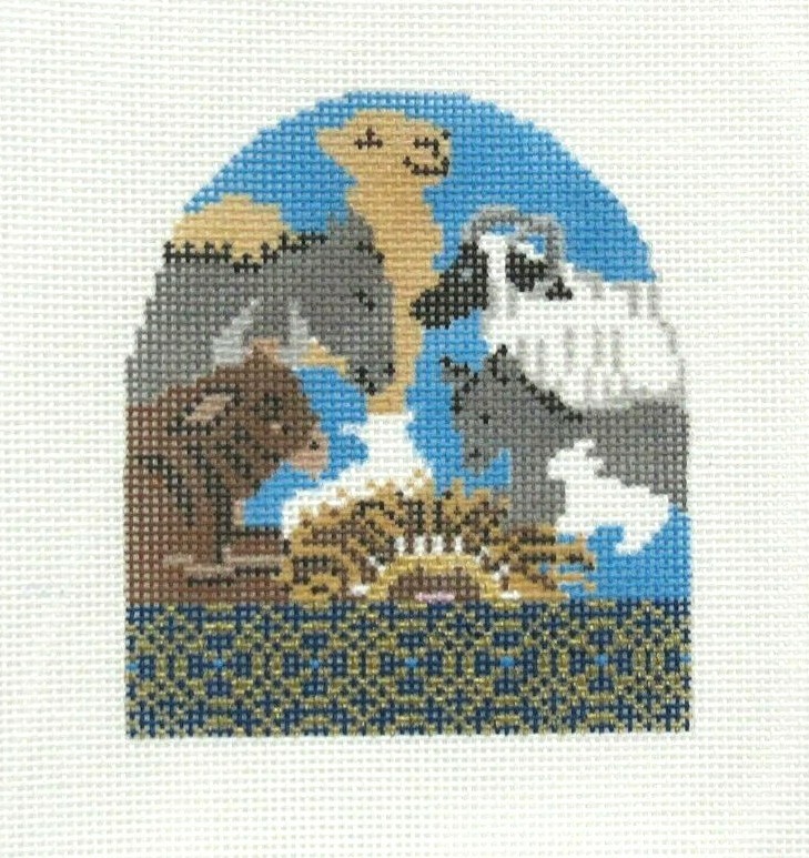 Jude Designs Entire 12 Days of Christmas Series Handpainted Needlepoint