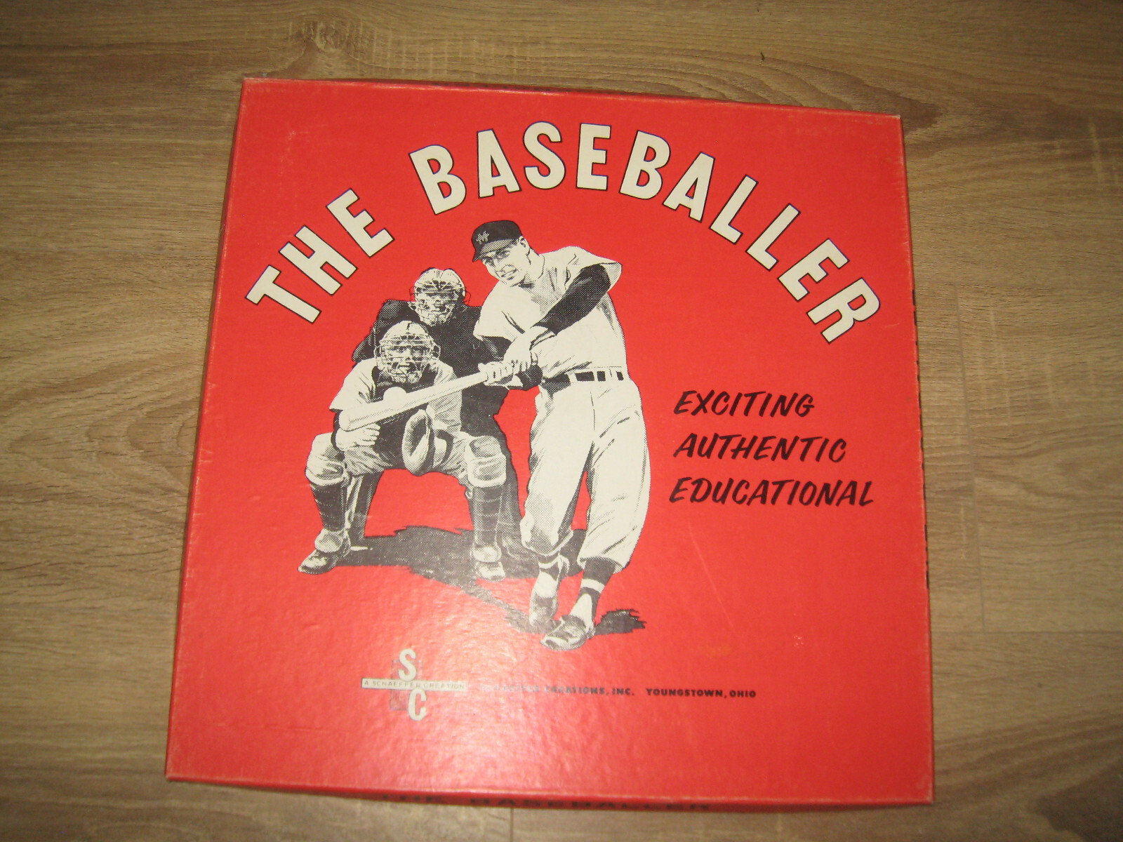 Vintage Baseball Board Game The Baseballer Schaeffer Creations