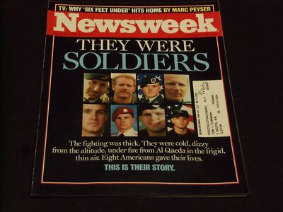 2002 MARCH 18 NEWSWEEK MAGAZINE - THEY WERE SOLDIERS FRONT COVER - L ...