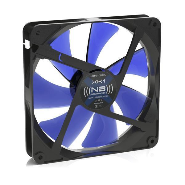 Noiseblocker NB-BlackSilent Fan XK-1 140mm Ultra Silent Fan, 800rpm,3 pin,13 dBA