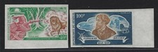1972 Senegal Scott #362a-363a - Imperf Alphonse Daudet Set of 2 - MNH