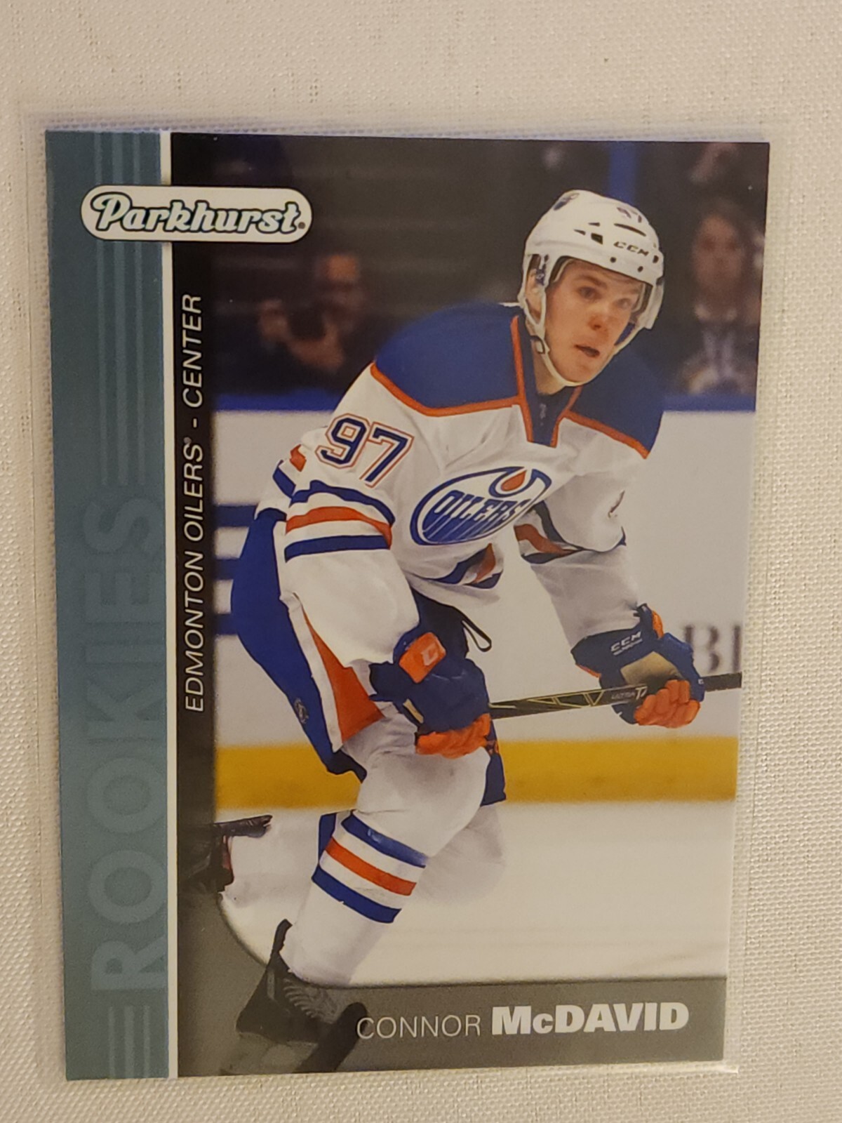 2015-16 Connor McDavid Upper Deck Parkhurst Rookies Blue #PR-1 Hockey NHL