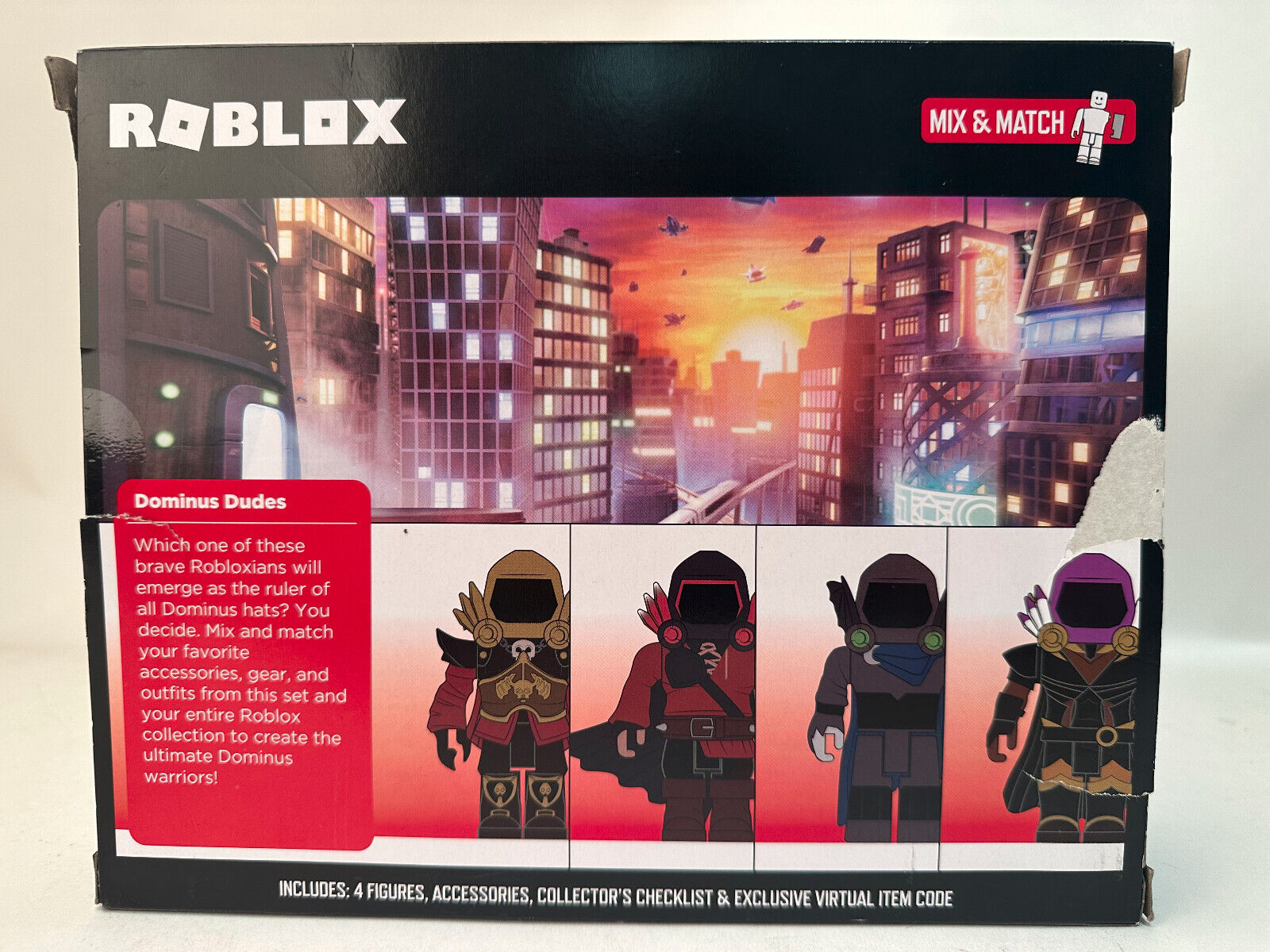 Roblox Action Collection - Dominus Dudes Four Figure Pack